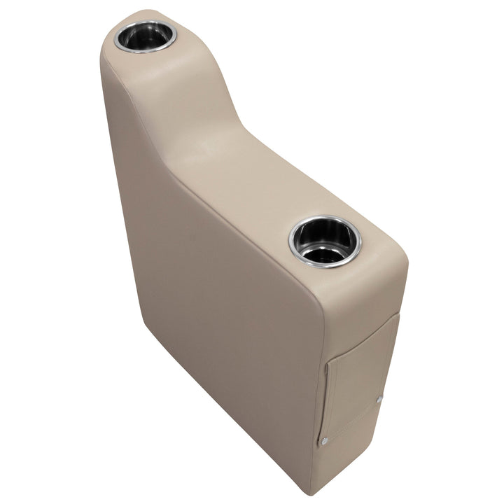 Wise 3010 Premier Pontoon Arm Rest - Right Radius Premier Pontoon WisePontoon Mocha Java 