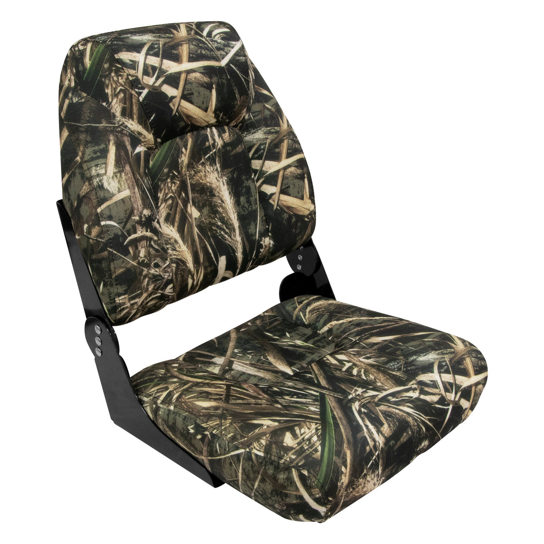 Wise 3058 Husky Pro High Back Fishing Seat - Camo Edition New for 2023 Wise Outdoors Realtree Max 5 