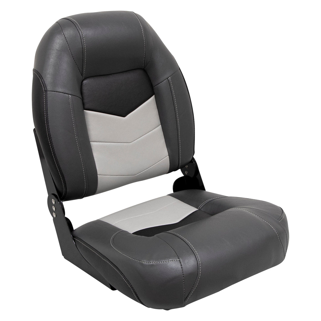 Wise 3304 Pro Angler Tour High Back Bass Boat Seat Pro Angler 199Fix Charcoal • Marble • Black 