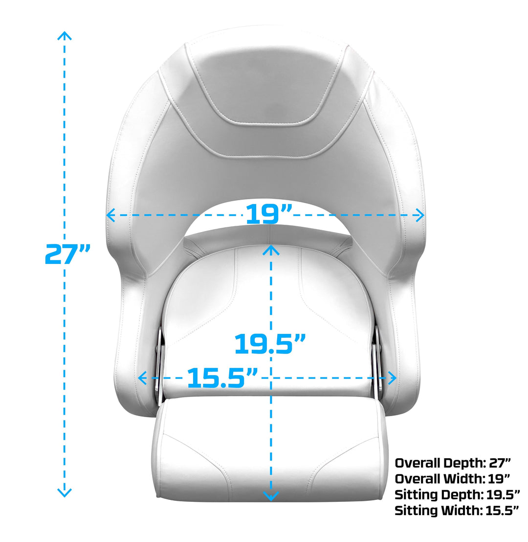 Wise 3315 Baja Series Bucket Seat w/ Flip Up Bolster Bucket Seats Boatseats 