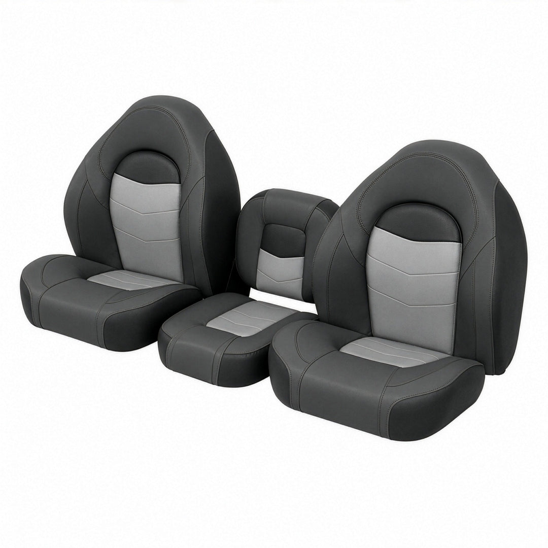 Wise 3317 Pro Angler Tour Bass Bucket & 14" Center Seat Set Pro Angler Boatseats 