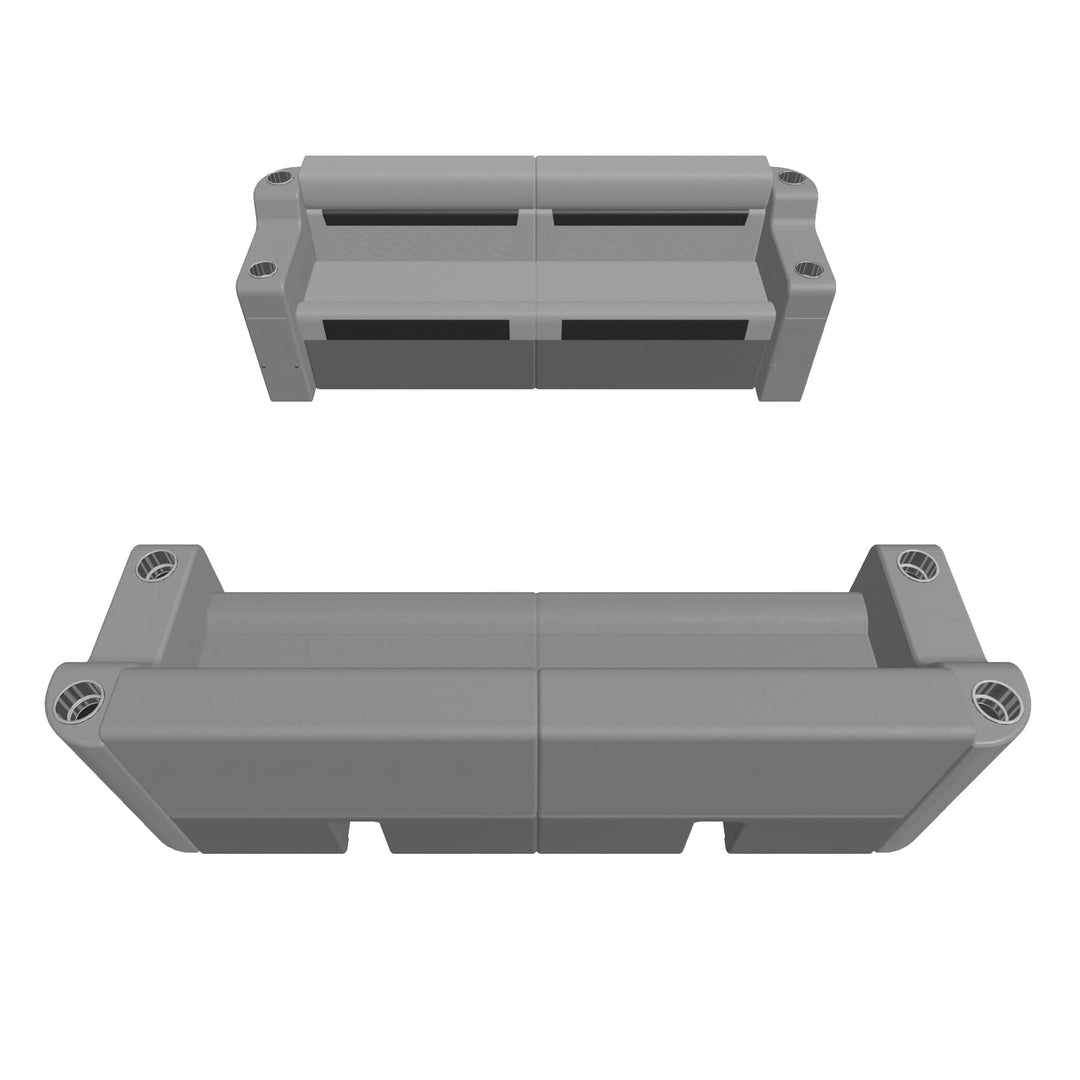 Wise DLX Series Pontoon - 37" Bench w/ Double Arm Rests Package Boatseats 