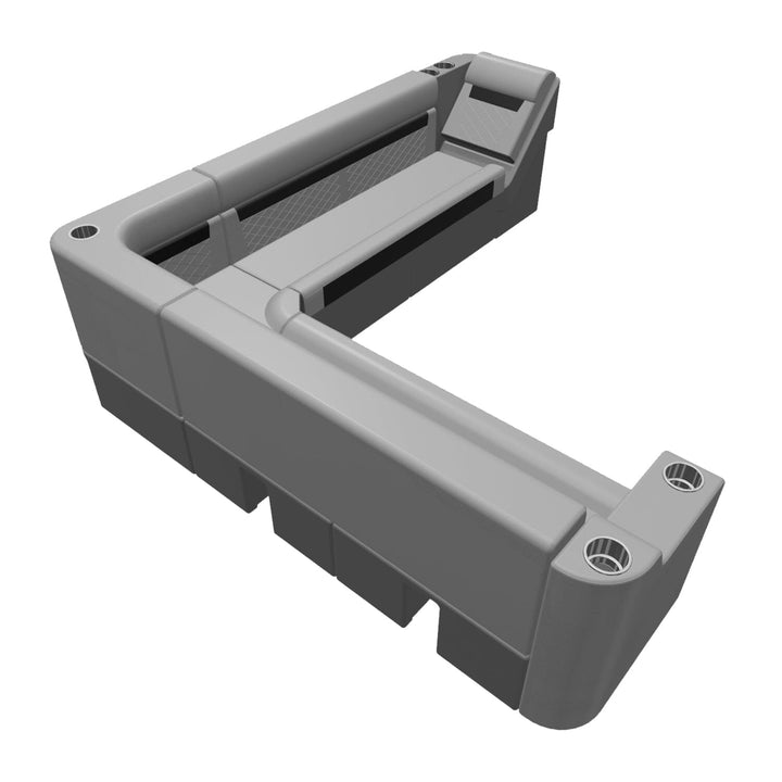 Wise DLX Series Pontoon - Large Rear L Package 3 Boatseats 