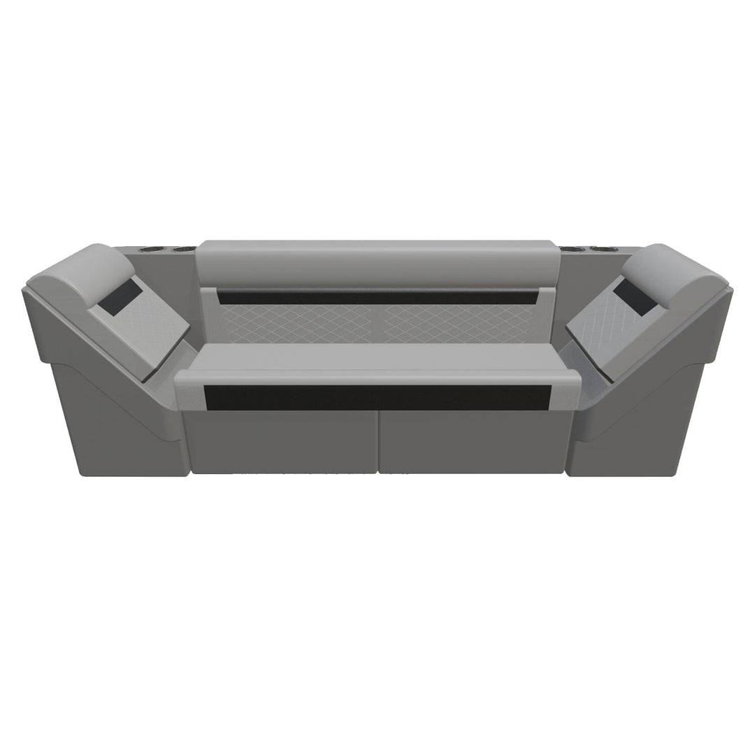 Wise DLX Series Pontoon - Rear Couch Package 1 Boatseats 