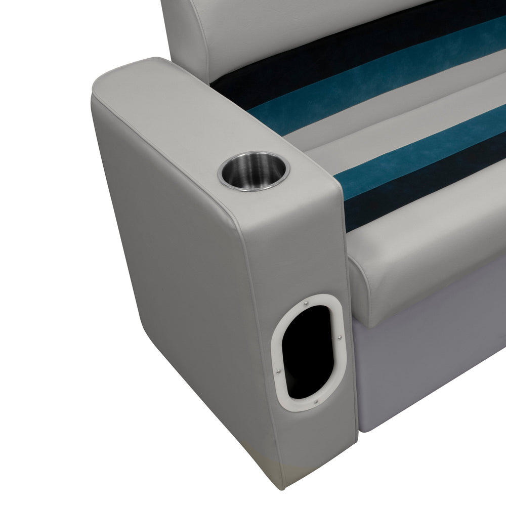 Wise 8WD112 Deluxe Series Pontoon Right Radius Arm Rest Deluxe Pontoon Boatseats 