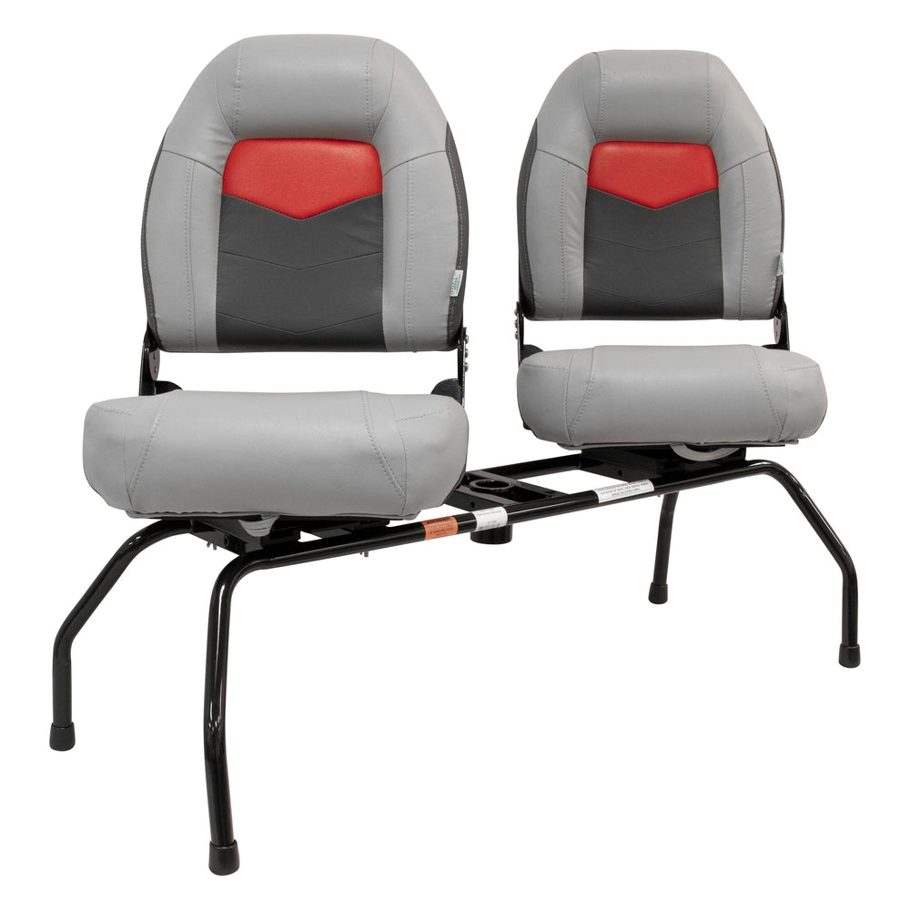 Wise Double Seat Stand w/ Swivel & Quick Release Package Hardware Boatseats 