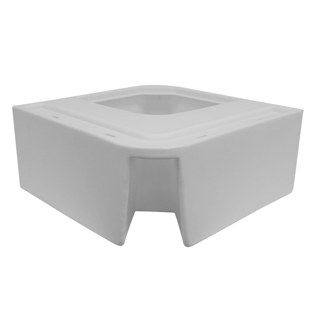 Wise 8WD133-1B Deluxe Pontoon Radius Corner Section - Base Only Deluxe Bases 199Fix 
