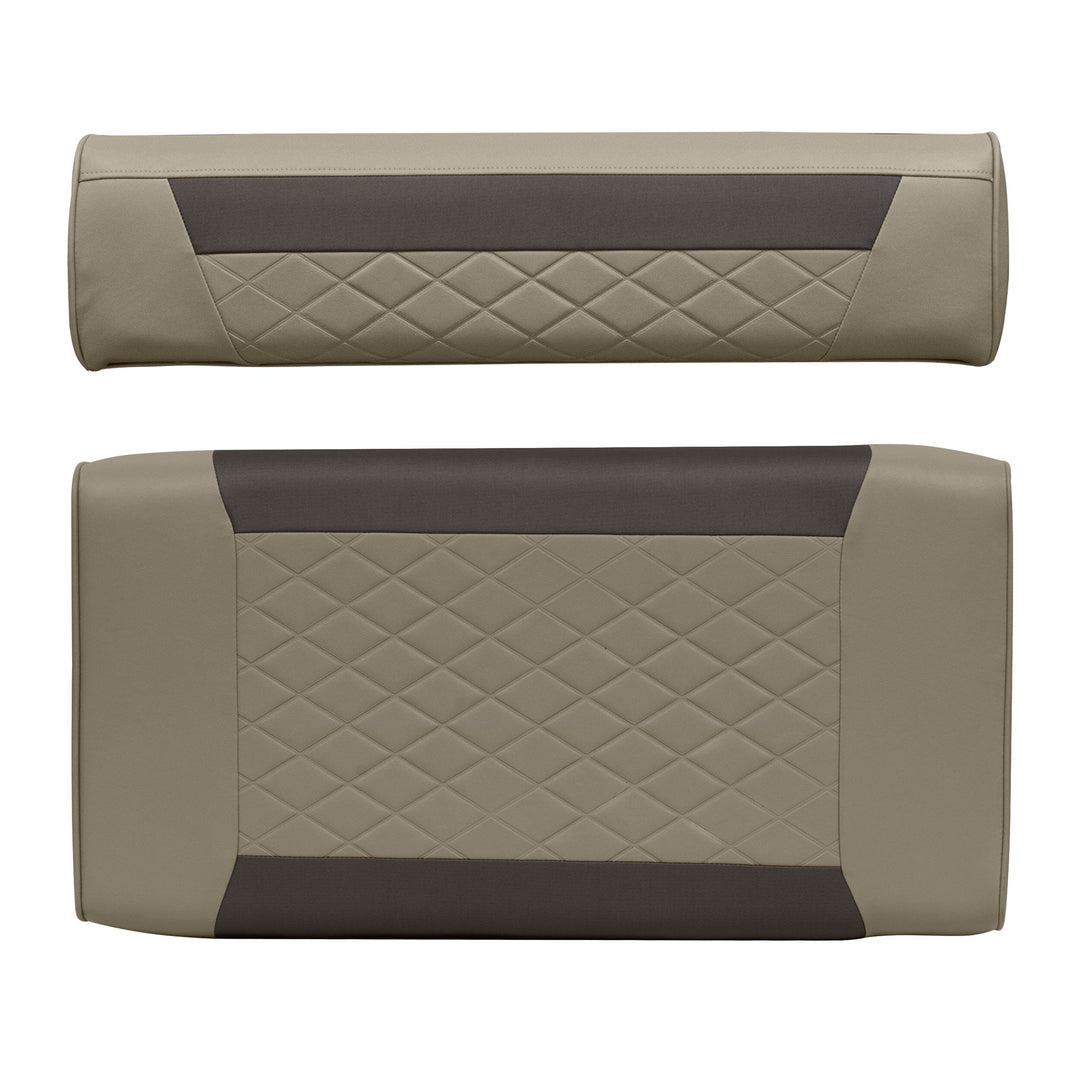 Wise 8WD156-BS 70 Qt / 62 Qt Swingback Cooler Back Rest & Seat Cushion Set Offshore Seating Boatseats 