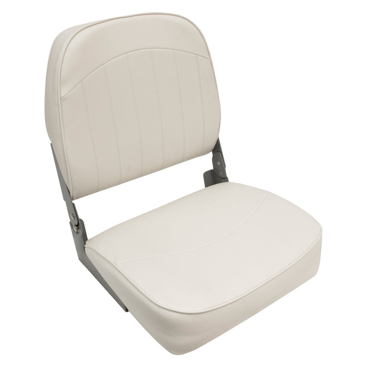 Wise 8WD734PLS Economy Low Back Fishing Seat Fold Down WiseMarine White 