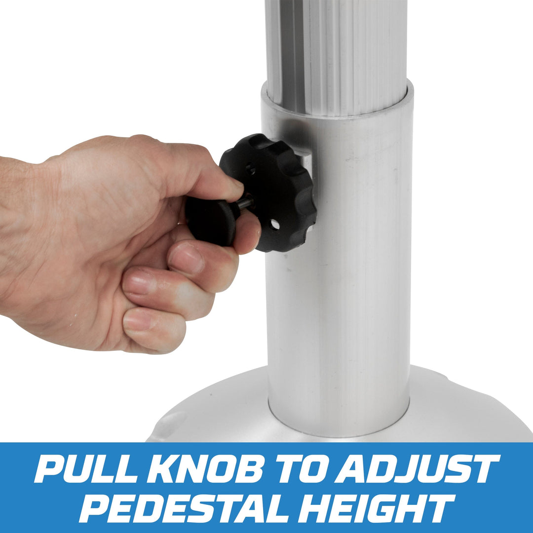 Wise 8WP21-18S Adjustable Pedestal w/ Seat Spider Mount Hardware Wise Hardware 