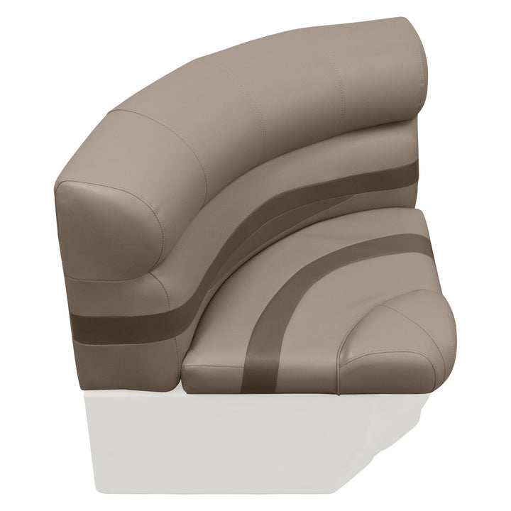 Wise BM11028-2 Premier Pontoon 28" Radius Corner Cushion Set Premier Cushion Sets Wise Pontoon 