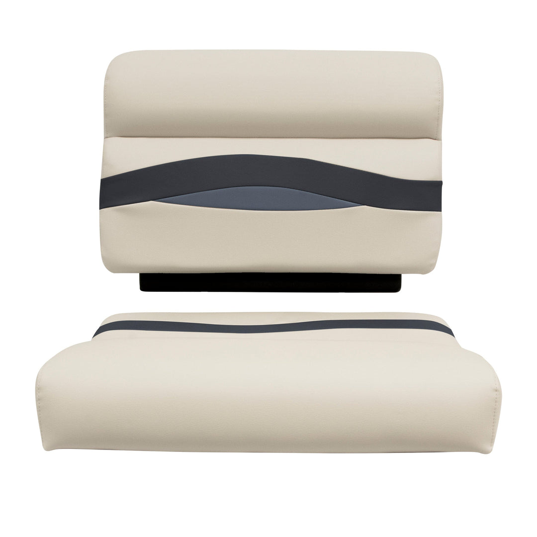 Wise BM1143-2 Premier Pontoon 27" Bench Cushion Set Premier Cushion Sets Wise Pontoon 