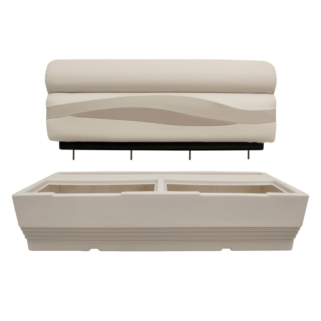 Wise BM1145-2 Premier Pontoon 50" Bench Cushion Set Premier Cushion Sets Wise Pontoon 