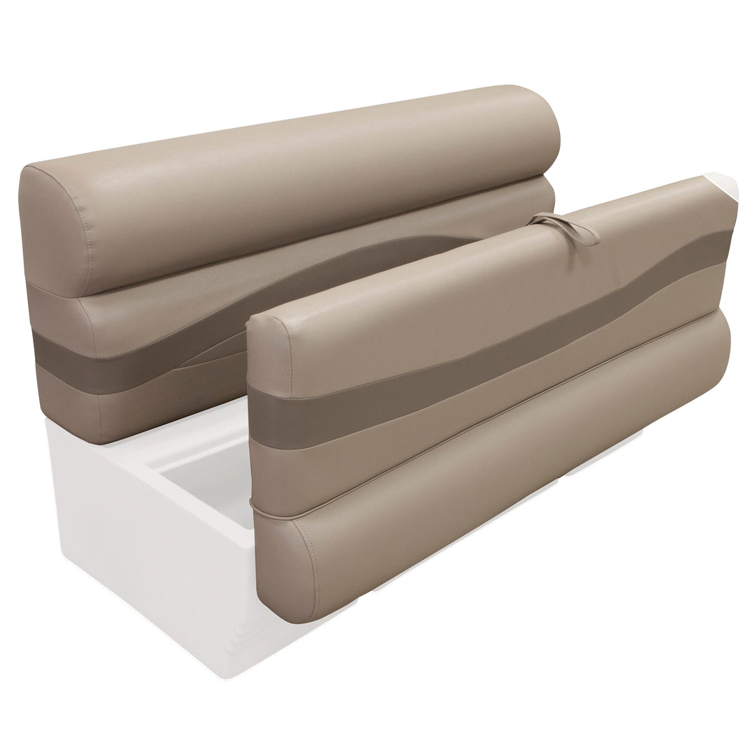 Wise BM1145-2 Premier Pontoon 50" Bench Cushion Set Premier Cushion Sets Wise Pontoon 