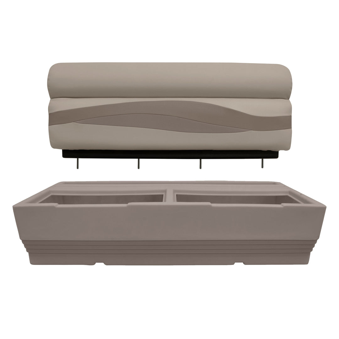 Wise BM1145-2 Premier Pontoon 50" Bench Cushion Set Premier Cushion Sets Wise Pontoon 