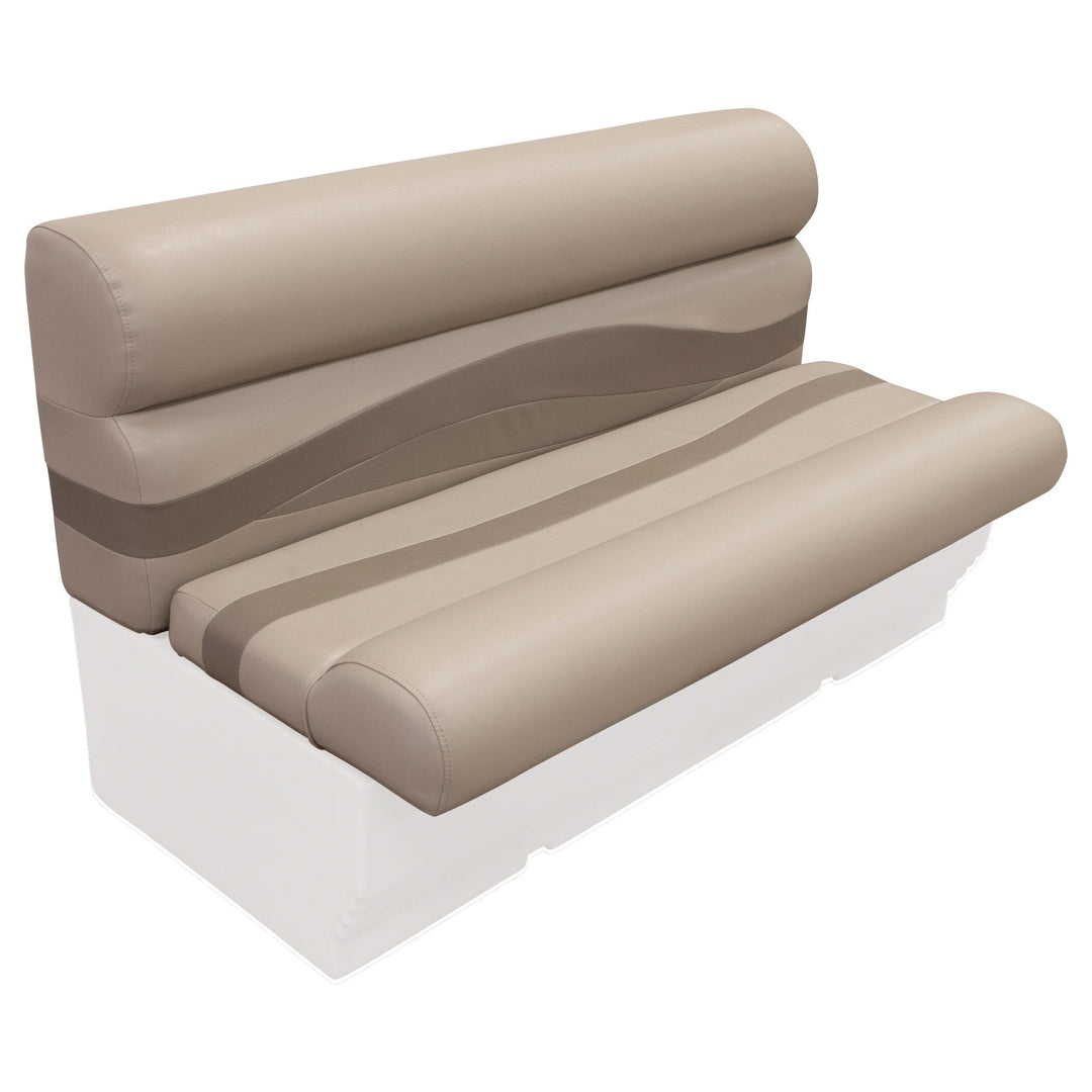 Wise BM1145-2 Premier Pontoon 50" Bench Cushion Set Premier Cushion Sets Wise Pontoon Mocha Java • Mushroom • Café 