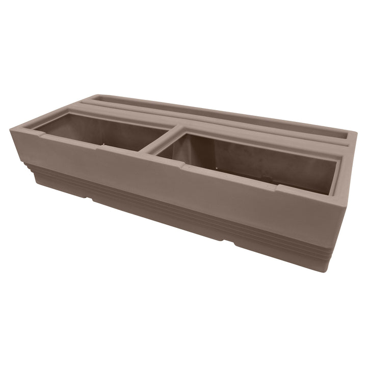 Wise BM1145-1B Premier Pontoon 50" Bench - Base Only Premier Bases Only WisePontoon Mocha Java 