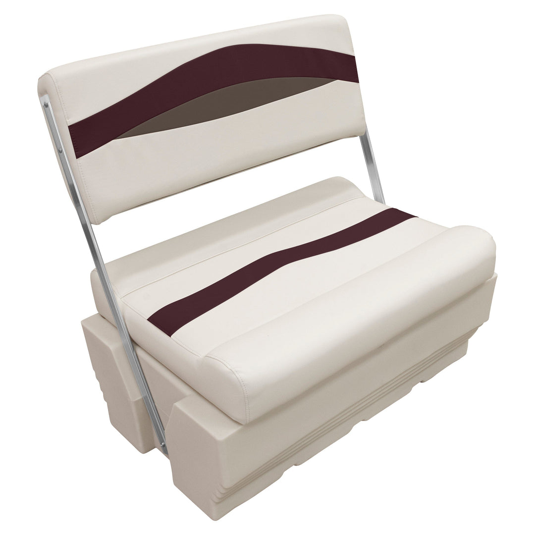 Wise BM1152 Premier Pontoon Flip Flop Seat | Closeout Colors Premier Pontoon WisePontoon Platinum • Wineberry • Manitee 