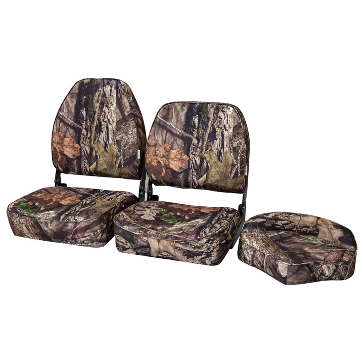 Wise 8WD617PLS High Back Camo Seat | Break Up Country - Double Pack Hunting Season Bundle 