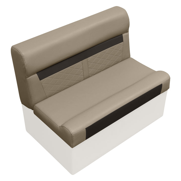 Wise DLX100 - DLX Series Pontoon 37" Bench Cushion Set DLX Pontoon Boatseats Neutral • Meteor 