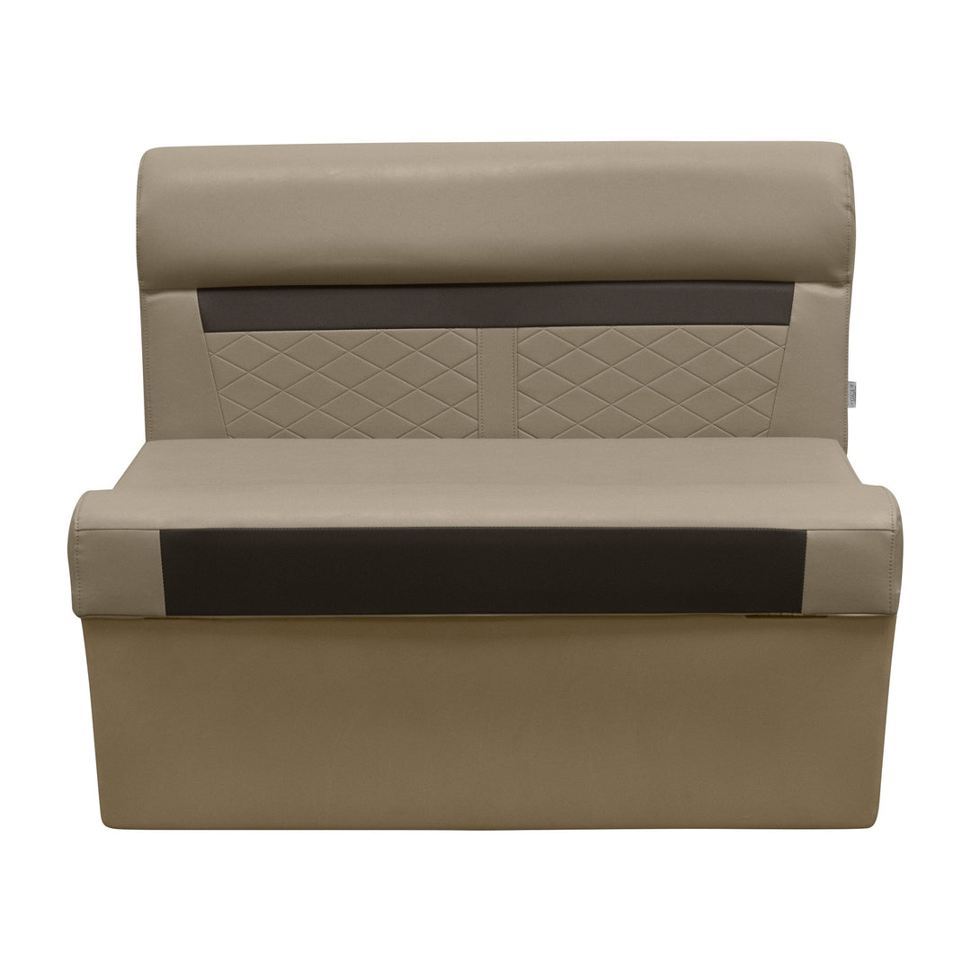 Wise DLX100 - DLX Series Pontoon 37" Bench Cushion & Base Package DLX Pontoon Boatseats 