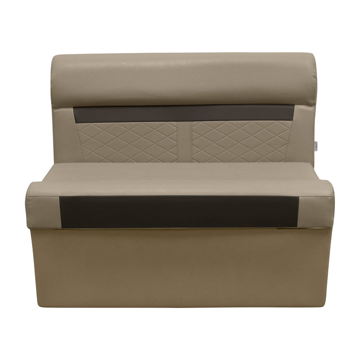 Wise DLX100 - DLX Series Pontoon 37" Bench Cushion & Base Package DLX Pontoon Boatseats 