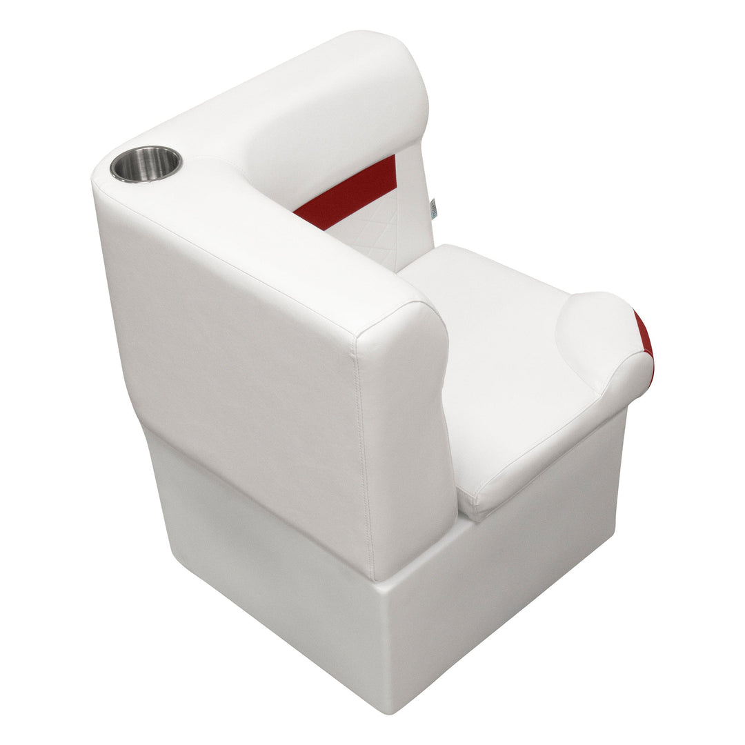 Wise DLX133 - DLX Series Pontoon Corner Section Cushion & Base Package DLX Pontoon Boatseats 