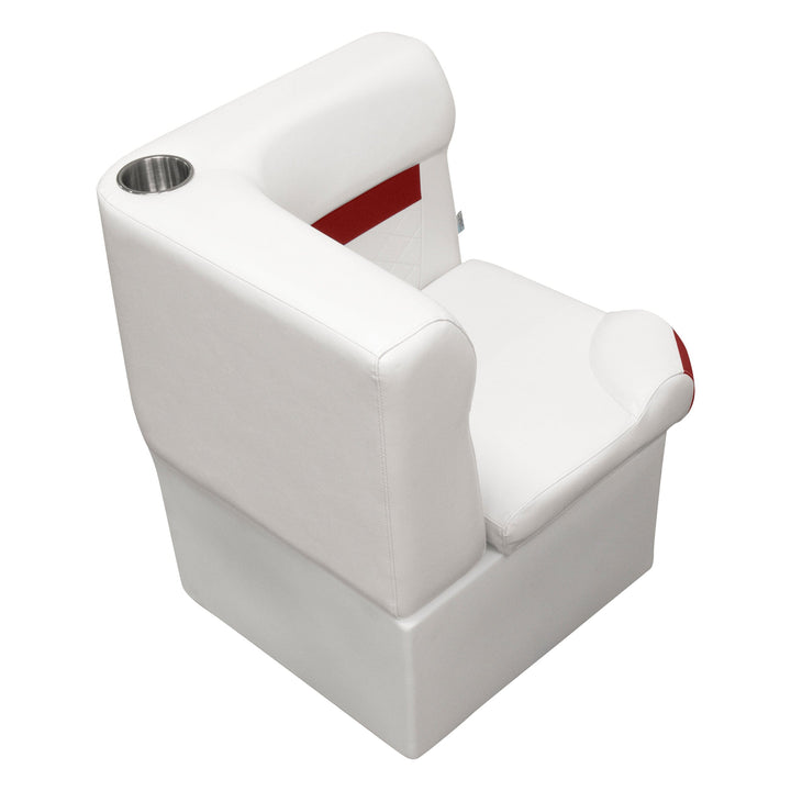 Wise DLX133 - DLX Series Pontoon Corner Section Cushion & Base Package DLX Pontoon Boatseats 