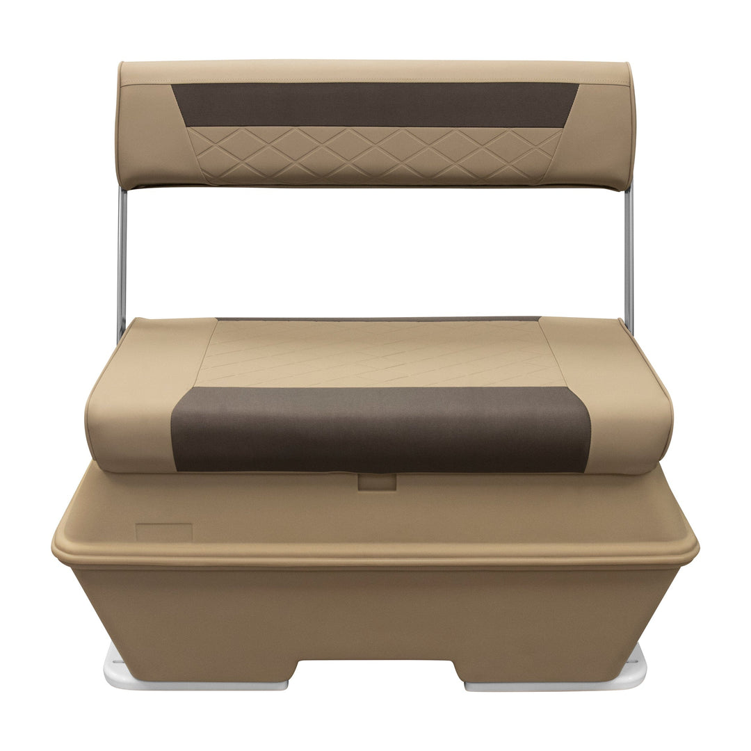 Wise DLX156 - DLX Series 70 Qt Swingback Cooler Seat DLX Pontoon Boatseats 