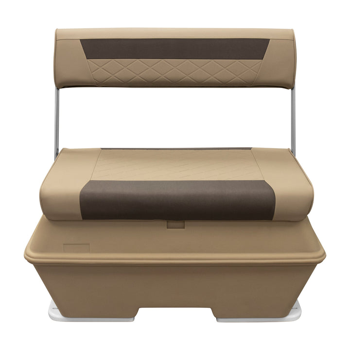 Wise DLX156 - DLX Series 70 Qt Swingback Cooler Seat DLX Pontoon Boatseats 