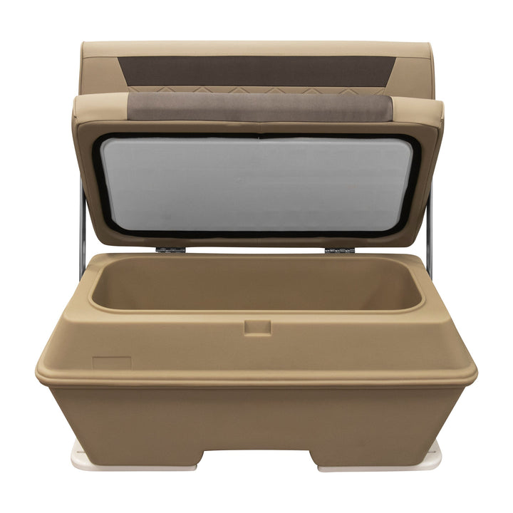 Wise DLX156 - DLX Series 70 Qt Swingback Cooler Seat DLX Pontoon Boatseats 