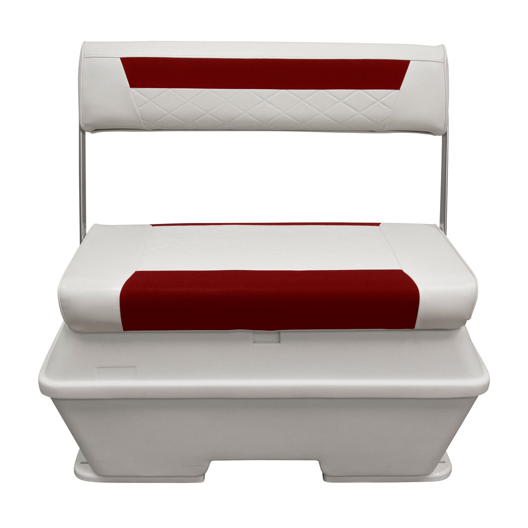 Wise DLX156 - DLX Series 70 Qt Swingback Cooler Seat DLX Pontoon Boatseats 