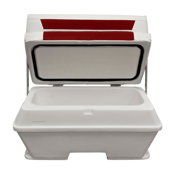 Wise DLX156 - DLX Series 70 Qt Swingback Cooler Seat DLX Pontoon Boatseats 