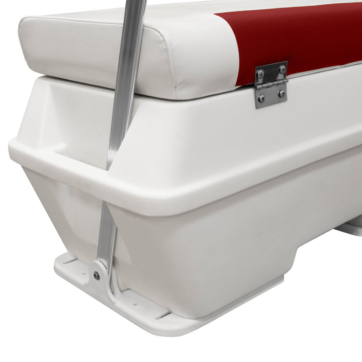 Wise DLX156 - DLX Series 70 Qt Swingback Cooler Seat DLX Pontoon Boatseats 