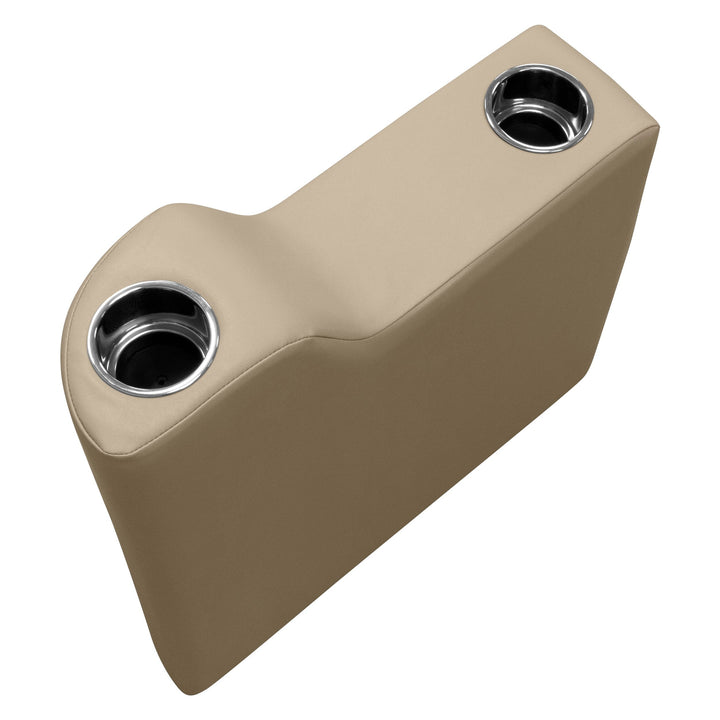 Wise DLX3009 - DLX Series Pontoon Arm Rest - Left Radius DLX Pontoon Boatseats 
