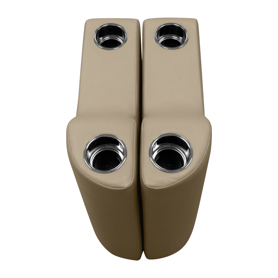 Wise DLX3009 - DLX Series Pontoon Arm Rest - Left Radius DLX Pontoon Boatseats 