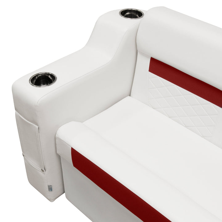 Wise DLX106 - DLX Series Pontoon 55" Bench Cushion & Base Package DLX Pontoon Boatseats 