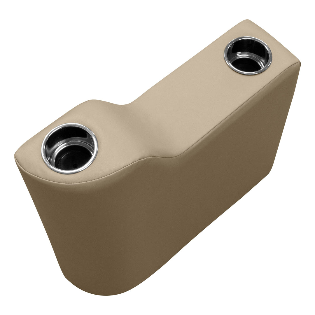 Wise DLX3010 - DLX Series Pontoon Arm Rest - Right Radius DLX Pontoon Boatseats 
