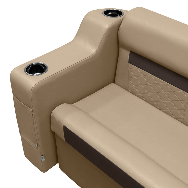 Wise DLX95 - DLX Series Pontoon 28" Bench Cushion & Base Package DLX Pontoon Boatseats 