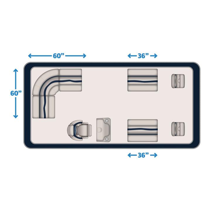 Wise Premier Series Pontoon - WS14015 Large Fishing Package Premier Groups PRMR Pontoon Bundle 