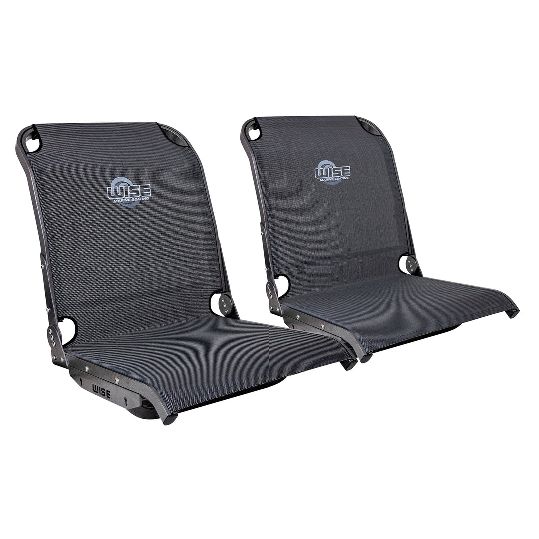Wise 3373 AeroX™ Mesh High Back Boat Seat - Double Pack Bundle Wise Marine Carbon X 