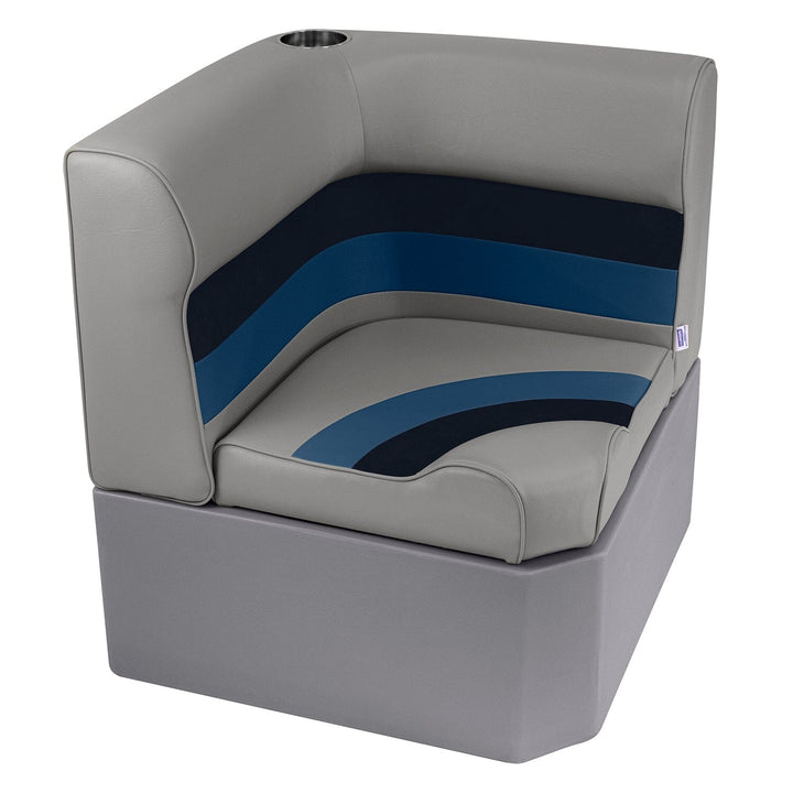 Wise 8WD133 Deluxe Series Pontoon Radius Corner & Base Deluxe Pontoon Wise Pontoon Grey • Navy • Blue 