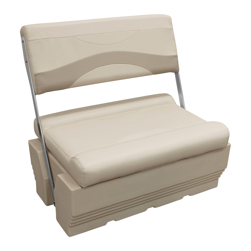 Wise 1200 Series Pontoon - Flip Flop Seat 1200 Pontoon Wise Pontoon Stone • Mocha Java 